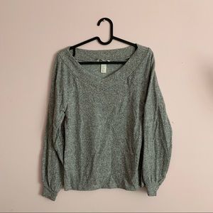 H&M off the shoulder sweater